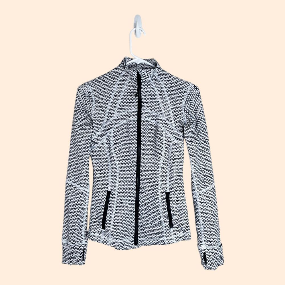 Lululemon Define Jacket Monochromic White